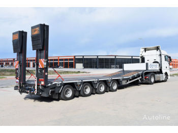 DONAT 4 axle Lowbed Semitrailer with lifting platform - Lavloader semitrailer