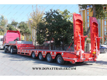 DONAT 4 axle lowbed - extendable - Lavloader semitrailer