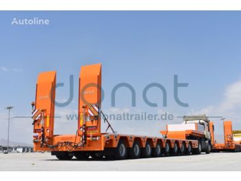 DONAT 8 axle lowbed with hydraulic Gooseneck - Heavy Duty - Lavloader semitrailer