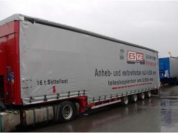 Dinkel 4-Achs-Tele-Sattelauflieger - MEGA - Lavloader semitrailer