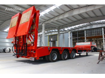 EMIRSAN Lowbed Trailer 3 Axle Extendable Platform - Lavloader semitrailer