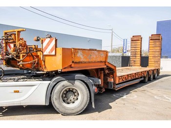 Trax PORTE ENGIN+RAMPES HYDR.+TREUIL - Lavloader semitrailer