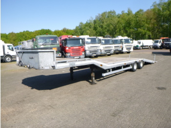 Veldhuizen Semi-lowbed trailer (light commercial) 10 m + winch + ramp - Lavloader semitrailer