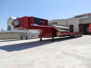 Ny Lavloader semitrailer for transport av tunge maskiner MAS TRAILER TANKER NEW 4 AXLE LOWBED SEMI TRAILER: bilde 1