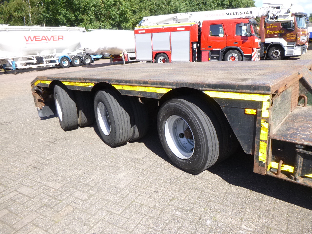 Lavloader semitrailer Nooteboom 3-axle lowbed trailer 33 t / extendable 8.5 m: bilde 11