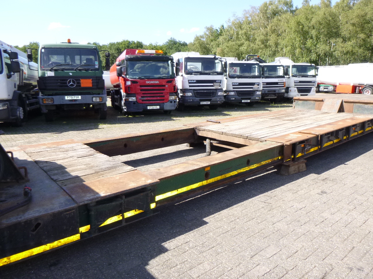 Lavloader semitrailer Nooteboom 3-axle lowbed trailer 33 t / extendable 8.5 m: bilde 5