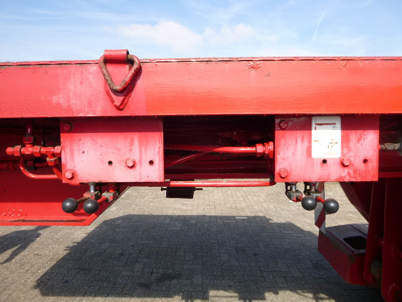 Lavloader semitrailer Nooteboom 3-axle lowbed trailer OSDAZ-56: bilde 12