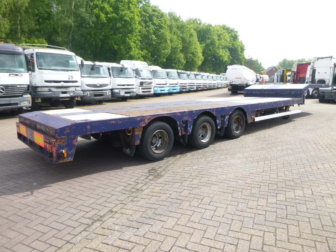 Lavloader semitrailer Nooteboom 3-axle semi-lowbed trailer OSDS-48-03V / ext. 15 m: bilde 8