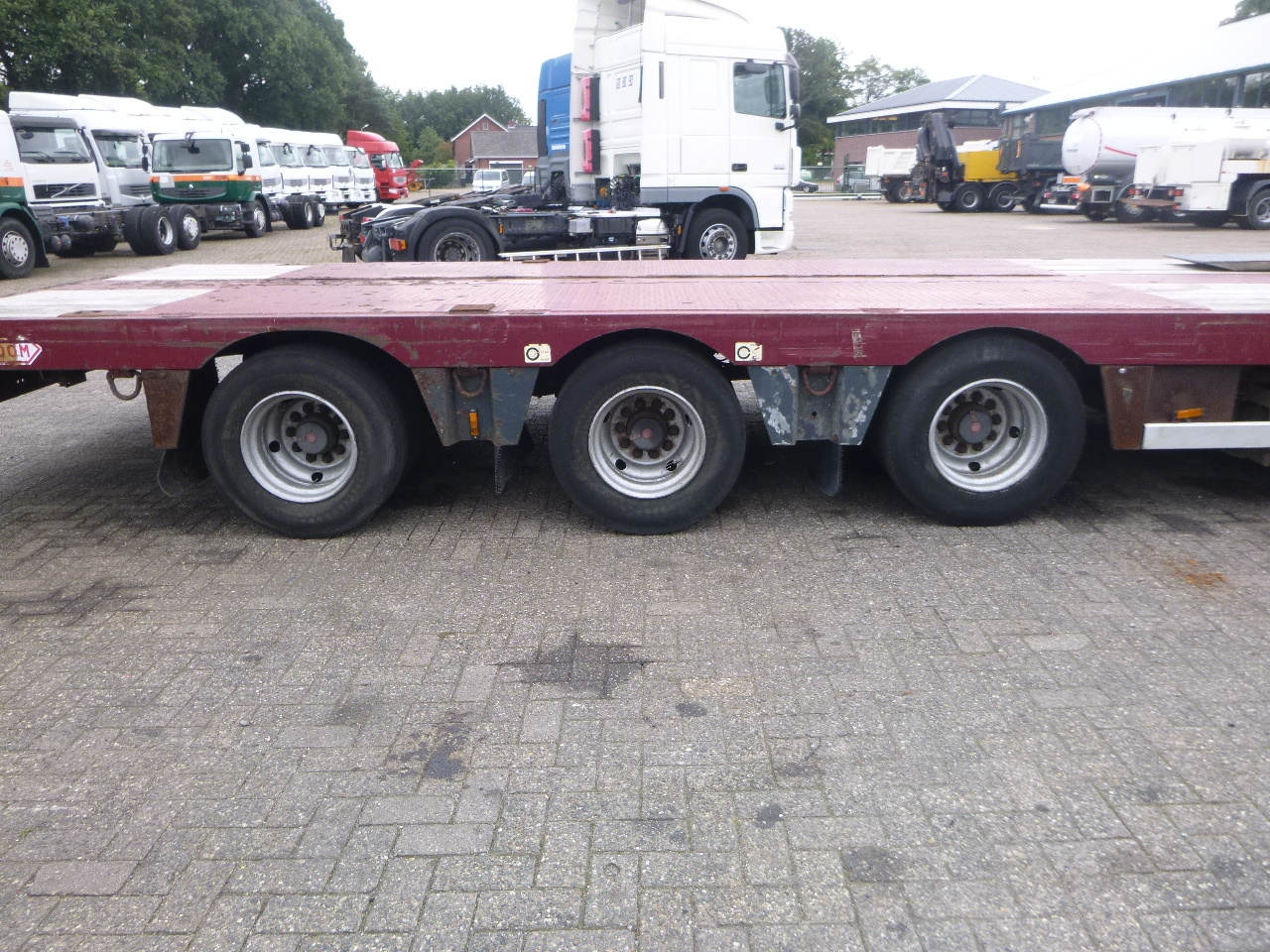 Lavloader semitrailer Nooteboom 3-axle semi-lowbed trailer extendable 14.5 m + ramps: bilde 11