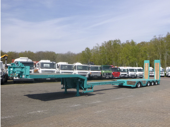 Lavloader semitrailer Nooteboom 4-axle semi-lowbed trailer extendable 15.6 m + ramps: bilde 1