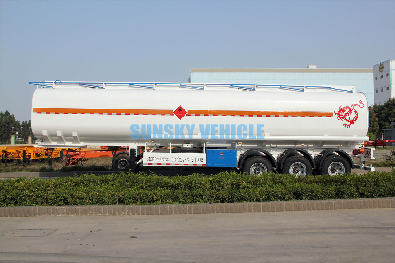 Ny Tanksemi for transport av drivstoff SUNSKY 3 Axle Fuel Tanker Trailer: bilde 15