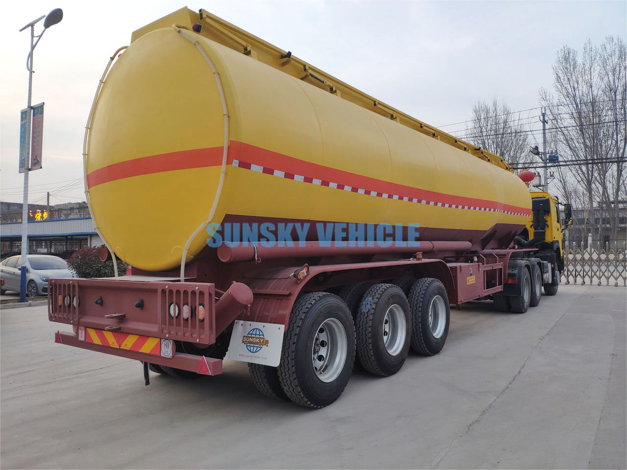 Ny Tanksemi for transport av drivstoff SUNSKY 3 Axle Fuel Tanker Trailer: bilde 6
