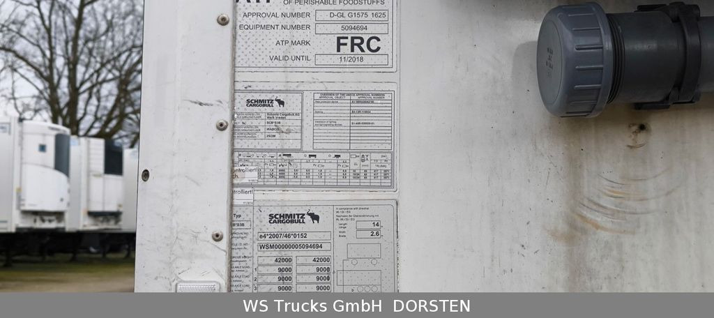 Kjølesemi Schmitz Cargobull SKO 24 Vector 1550 Strom/Diesel: bilde 14