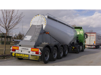EMIRSAN 4 Axle Cement Tanker Trailer - Tanksemi