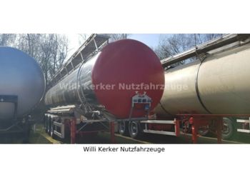 HLW Lebensmittelauflieger 3Ka 34 m³  7492  - Tanksemi