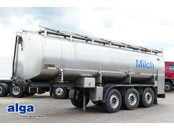 HLW STA 35, Isoliert, 2x Lenkachse, 27m³, Milch  - Tanksemi