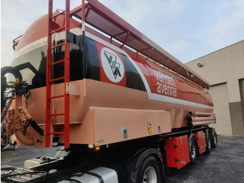 Lambrecht 3 AXLES MERCEDES - 9 COMPARTMENTS - FOOD SILO - Tanksemi
