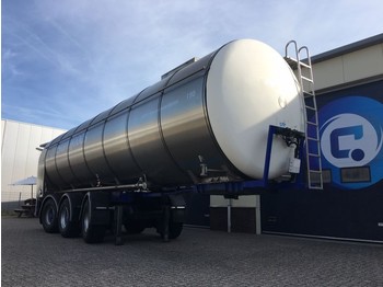Vogelzang Woudsend RMO trailer 3-axle-/2 steering Milk-Milch-Melk Trailer - Tanksemi