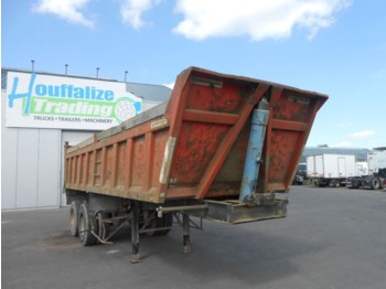 Trouillet benne/tipper - 8 roues/tyres - Tippsemi