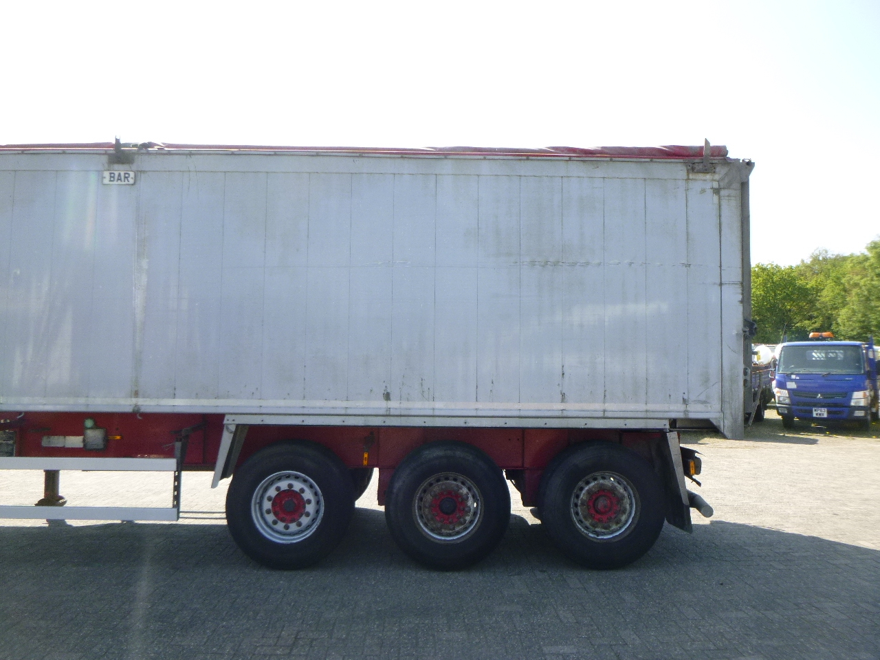 Tippsemi Wilcox Tipper trailer alu 55 m3 + tarpaulin: bilde 5