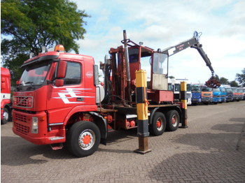 Volvo FM 12 420 6x6 manual with crane - Skogsvogn