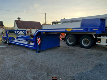 Broshuis 2 axle Lowboy trailer with extension for boat tran - Tilhenger