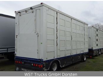 Dyretransport tilhenger Menke 4 Stock Vollalu Tränken Hubdach