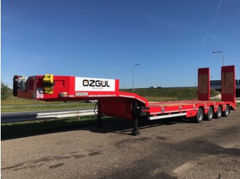 OZGUL LW4 70T 4 axle lowbed semi trailer, hydraulic ramps (300) - Lavloader tilhenger
