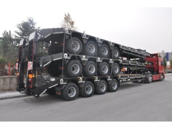OZGUL LW4 80 Ton, 3 m, steel susp., hydr. ramps - Lavloader tilhenger
