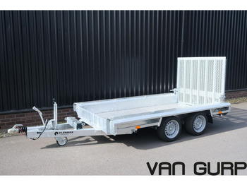 Vlemmix Machinetransporter 2700kg 300*150 2X AS 1350KG - Planhenger/ Flathenger