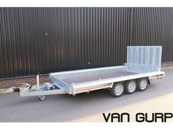 Vlemmix Machinetransporter 3500KG 400*180 3X AS 1350KG - Planhenger/ Flathenger
