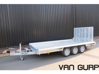 Vlemmix Machinetransporter 3500KG 400*180 3X AS 1350KG ALUMINIUM - Planhenger/ Flathenger