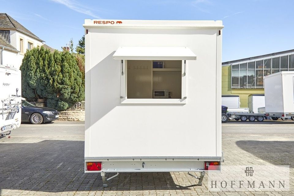 Ny Skaphenger, Tilhenger Respo RESPO Mannschaftswagen / Büro 4 m für 6 Mann mit Toilette / Lager: bilde 5