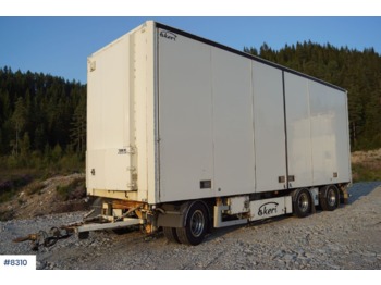  Ekeri 3 aks box trailer with side opening on both sides. 21 pallets - Skaphenger