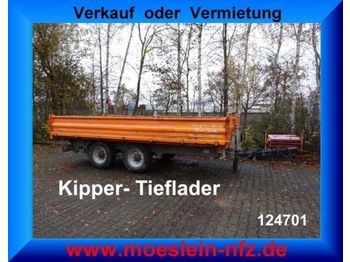 Obermaier 14 T Tandemkipper  Tieflader  - Tipphenger