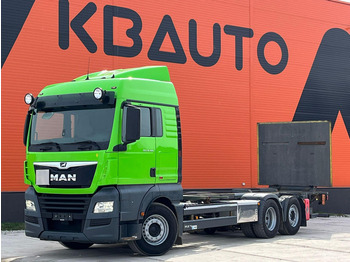 Container-transport/ Vekselflak lastebil MAN TGX 26.500