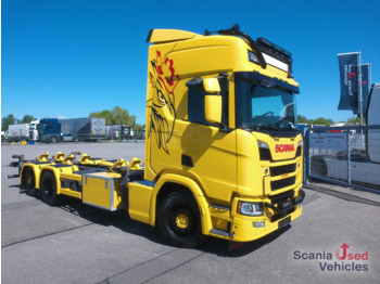 Container-transport/ Vekselflak lastebil SCANIA R 450