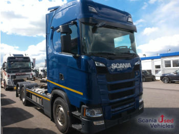 Container-transport/ Vekselflak lastebil SCANIA S 450