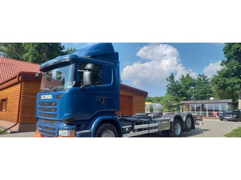 Container-transport/ Vekselflak lastebil SCANIA R 490