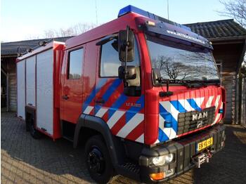Brannbil MAN L20 -180 PK Brandweer / Feuerwehr / Bomberos: bilde 1