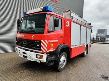 Mercedes-Benz 1224 Fire truck + crane Fassi F85.23 4x4 - Brannbil: bilde 1