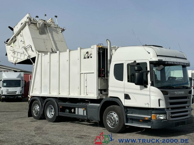 Søppelbil for transport av søppel Scania P320 Haller 21m³ Schüttung C-Trace Ident.4 Sitze: bilde 11