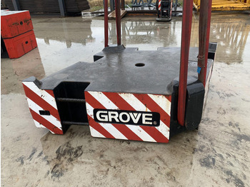 Grove Grove GMK 6400 counterweight 10 ton - Motvekt