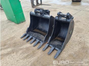  Strickland 36", 18" Digging Bucket 50mm Pin to suit 6-8 Ton Excavator - Skuffe