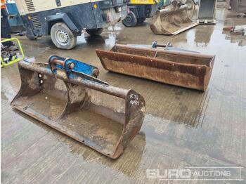  Strickland 59", 59" Ditching Bucket 45mm Pin to suit 4-6 Ton Excavator - Skuffe