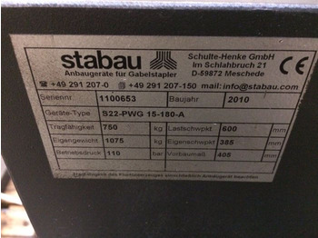 Utstyr for Materialhåndteringsutstyr Stabau Rotator180°, Pallet inverter with load pusher: bilde 5