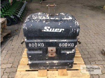 Motvekt for Traktor Suer Stahlbetongewicht 800 kg: bilde 1