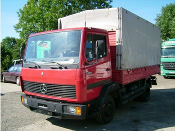 MERCEDES 709 - Varebil med plan