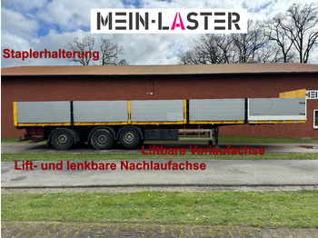 Schröder Pritsche Staplerhalterung Lenkachse  - Åpen semitrailer: bilde 1