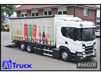 SCANIA 410 G 6x2,, Getränke, LBW, Lift-Lenkachse - Distribusjon av drikkevarer lastebil: bilde 1